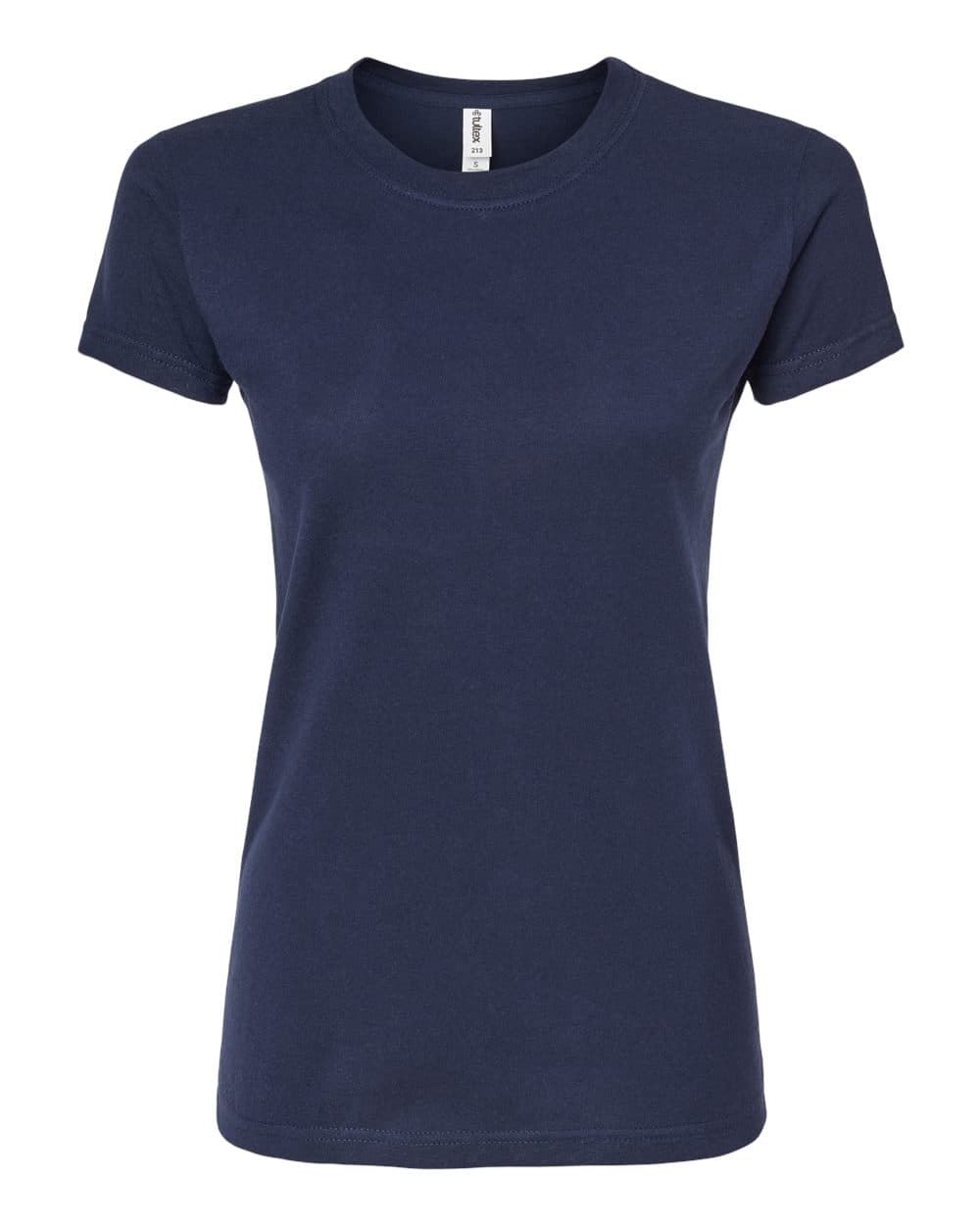 Tultex 213 Women's Fine Jersey Slim Fit T-Shirt in Navy