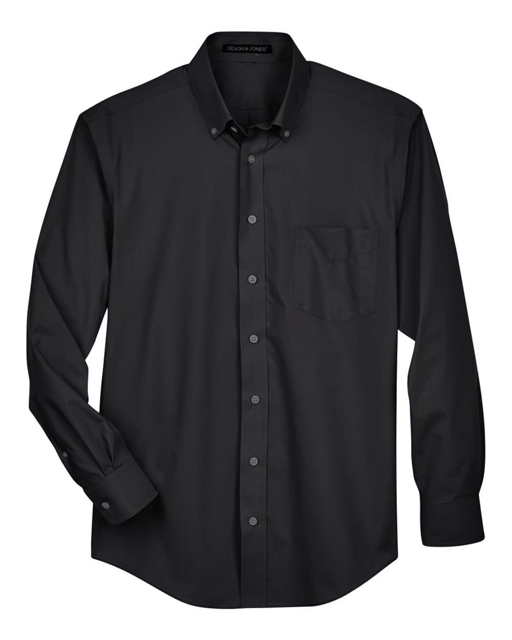 Devon & Jones D620 Men's Crown Collection Broadcloth Woven Dress Shirt