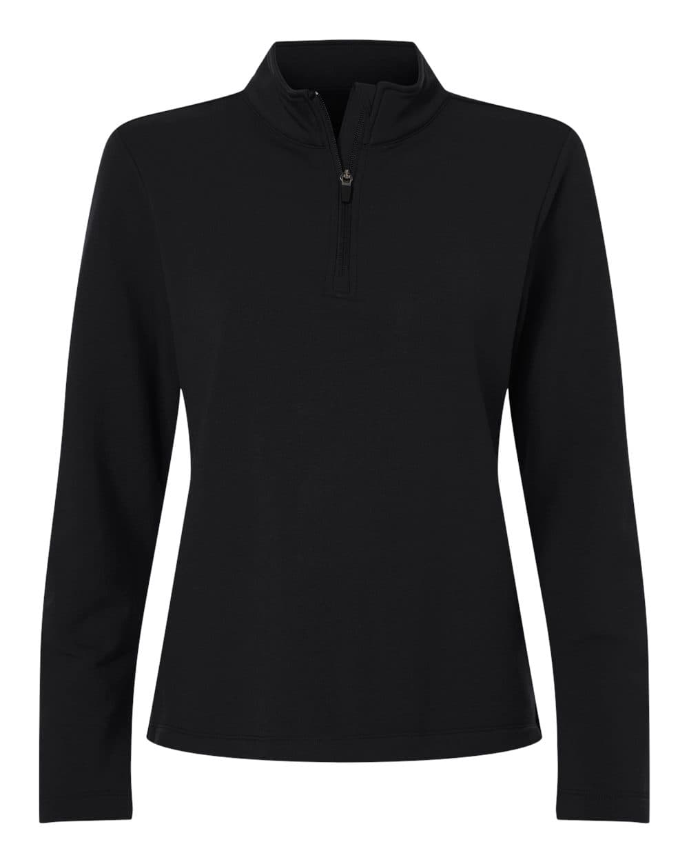 AllPro STF870L Women's Pro-Flex Fleece Quarter-Zip Pullover in Black