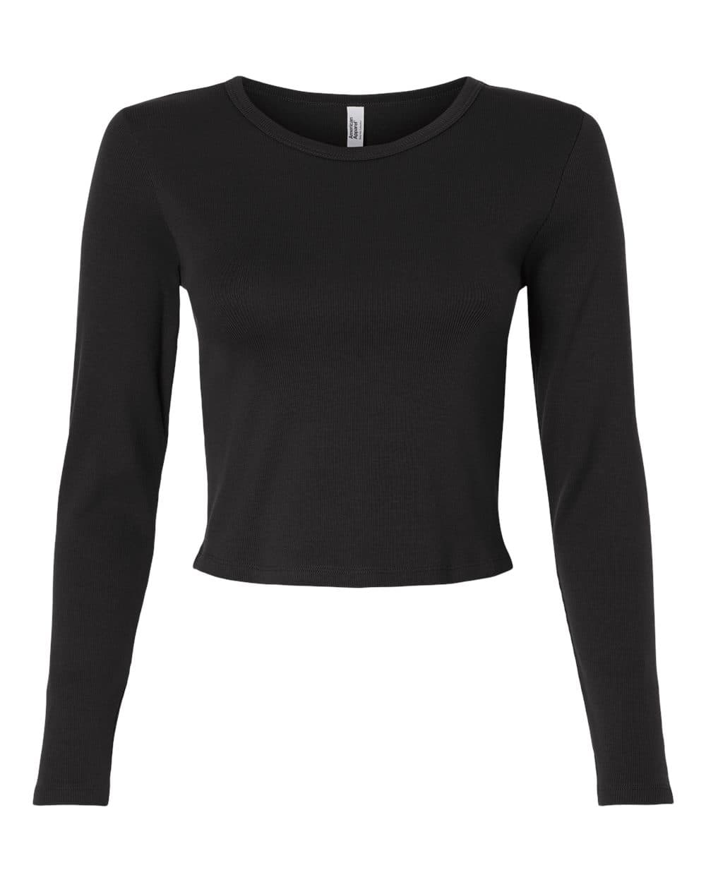 American Apparel BR2107 Women's Baby Rib Long Sleeve Fitted Tee