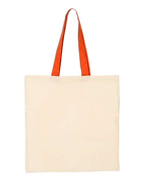 Q-Tees QTB6000 in Natural/ Orange