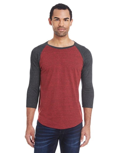 Threadfast Apparel 302G in Cardinal Black/ Black Triblend