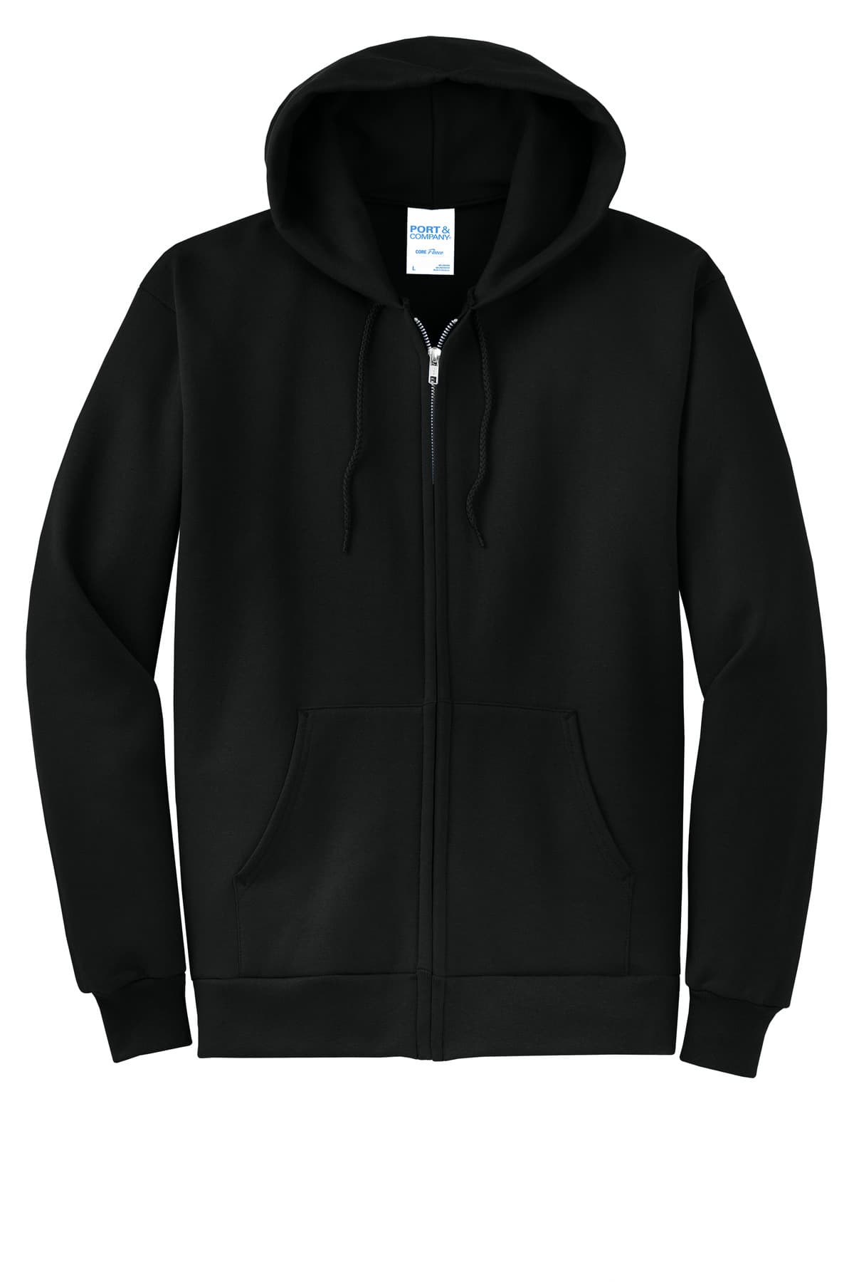 Port & Co PC78ZH in Jet Black