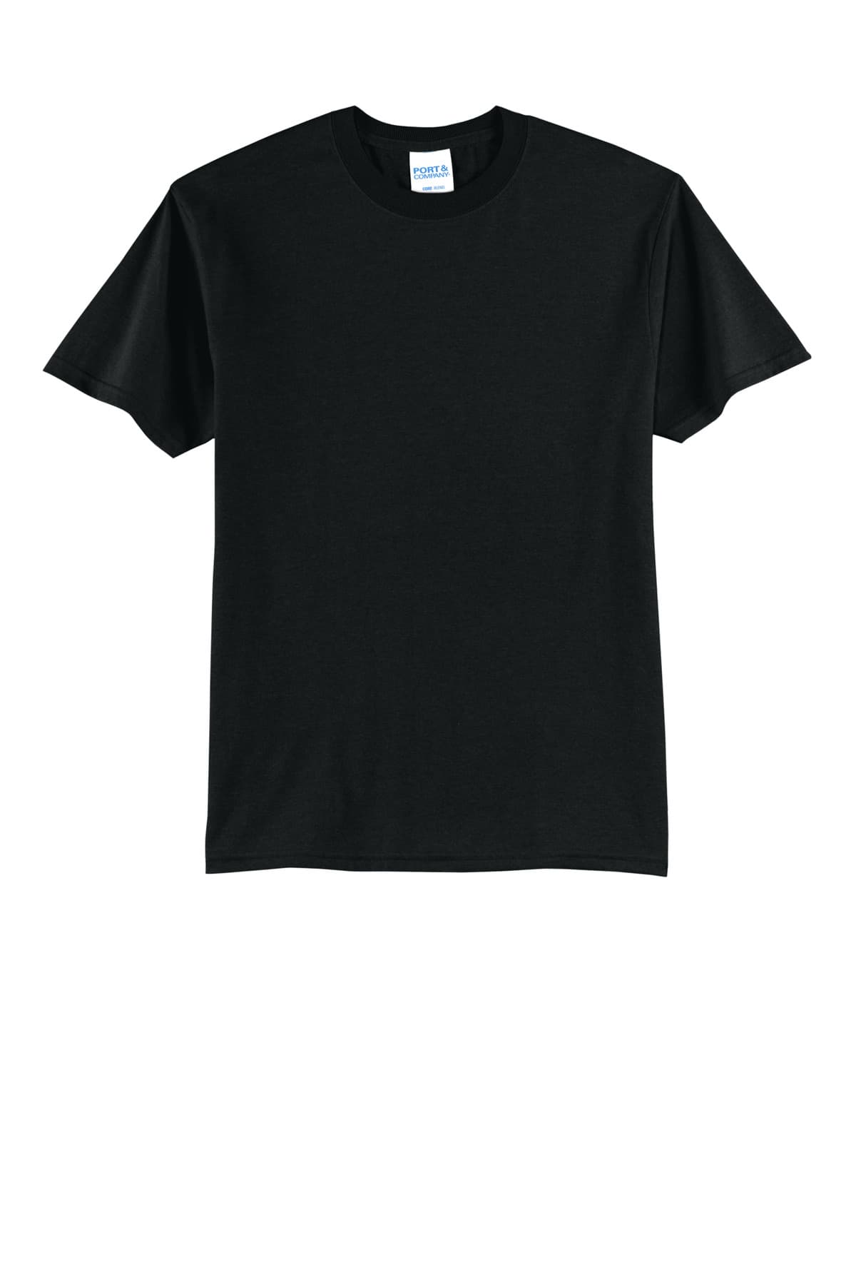 Port & Co PC55 in Jet Black