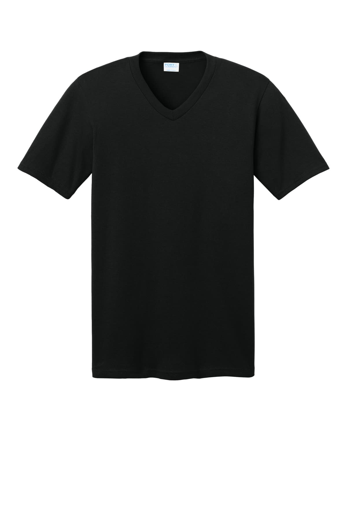 Port & Co PC54V in Jet Black