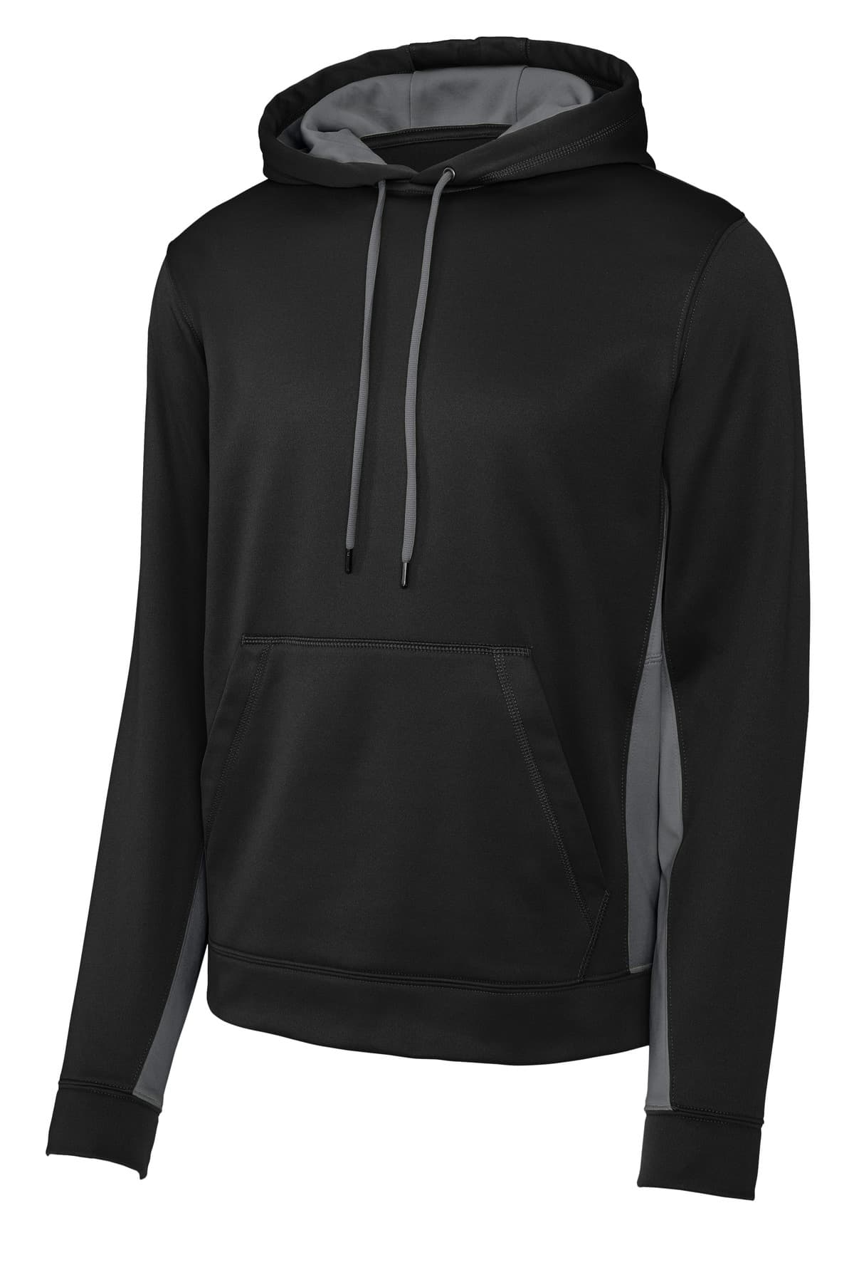 Sport-Tek ST235 in Black/ Dark Smoke Grey