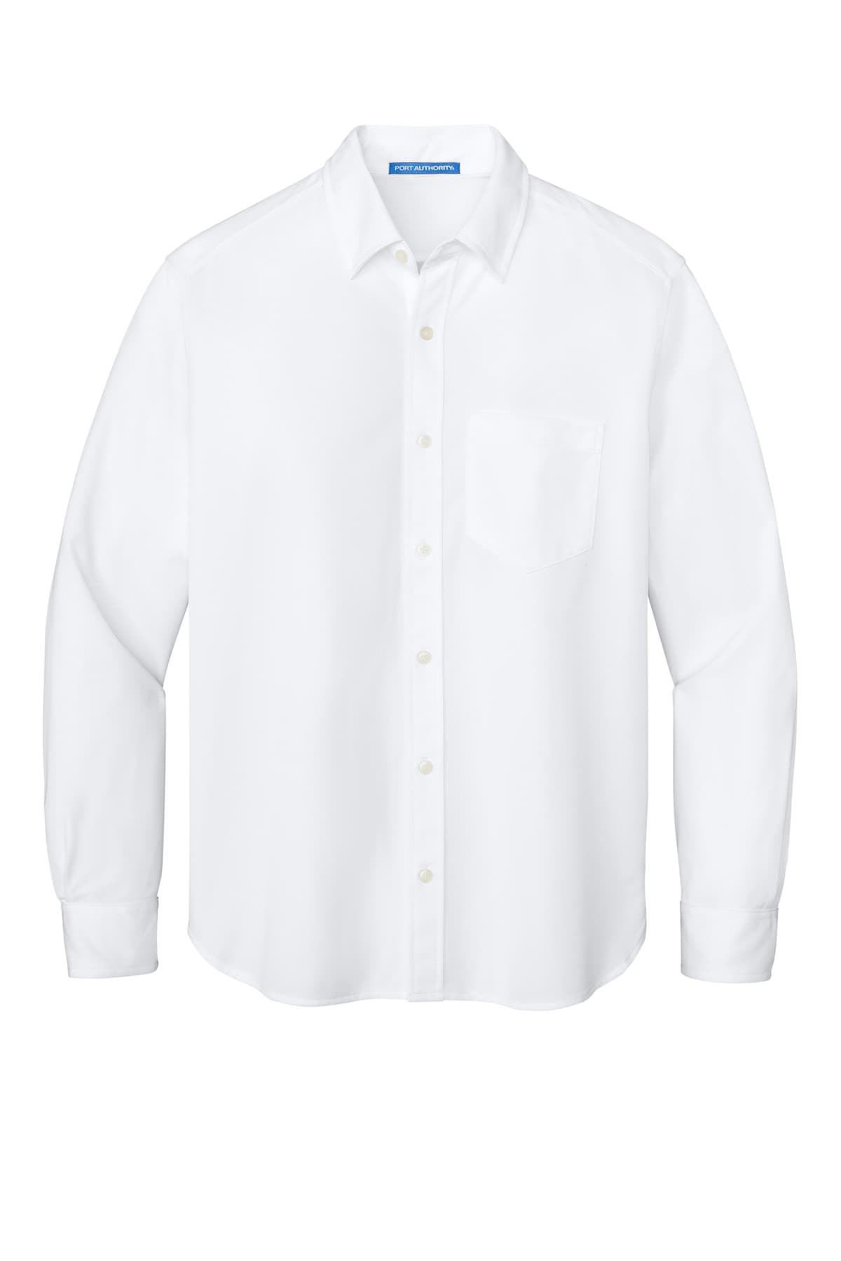 Port Authority K570 Dimension Knit Dress Shirt in White