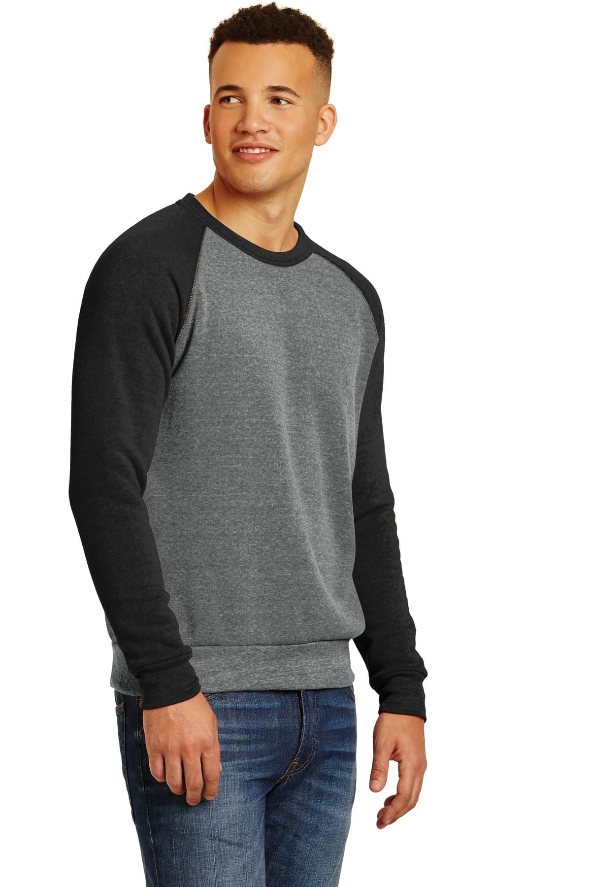 Alternative Apparel AA32022 in Eco Grey/ Eco True Black