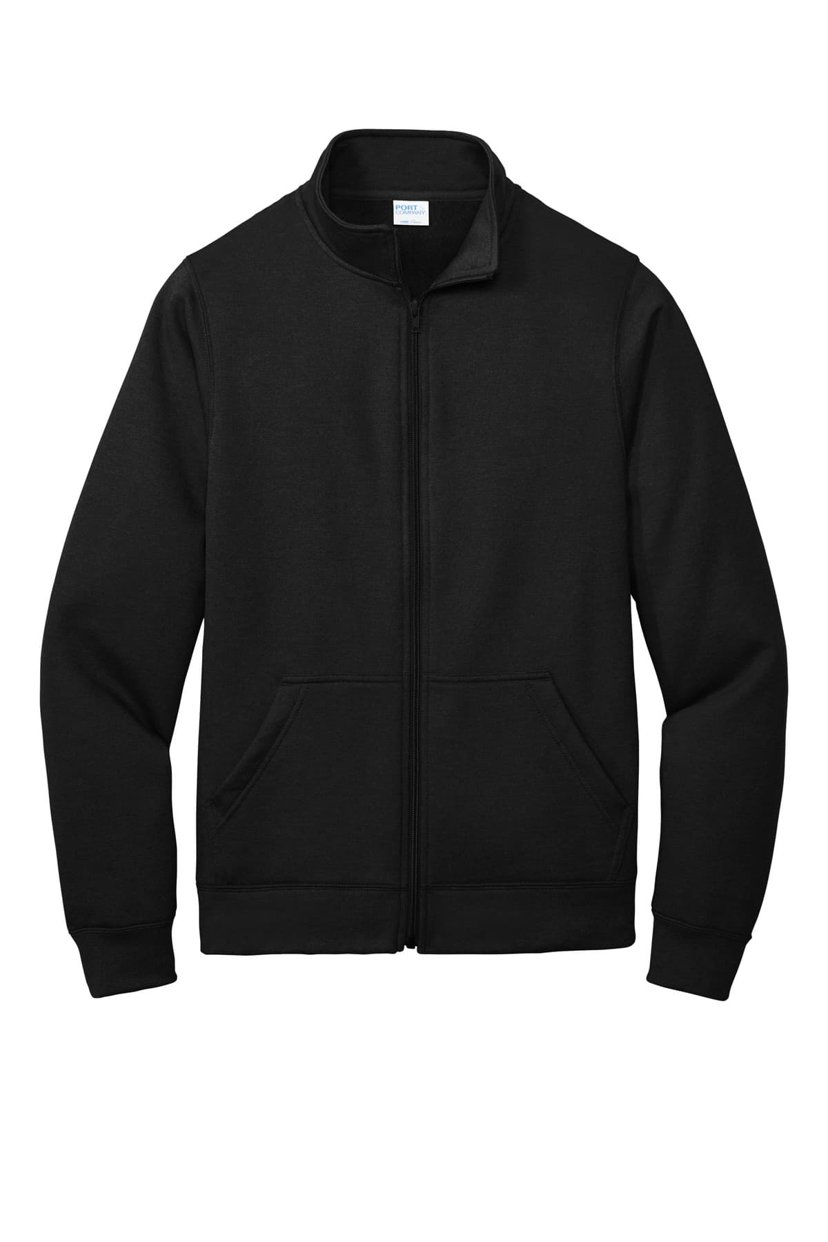 Port & Co PC78FZ in Jet Black