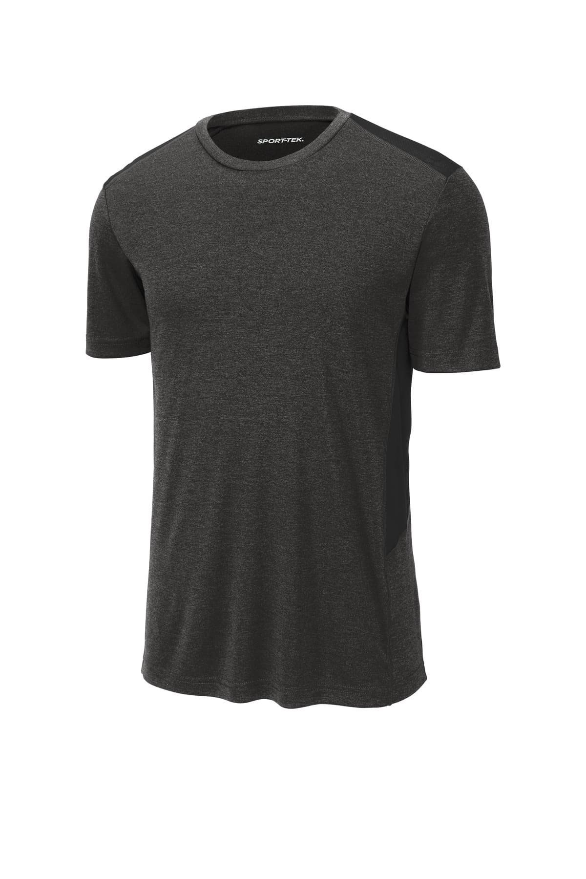 Sport-Tek ST465 in Black Heather/ Black