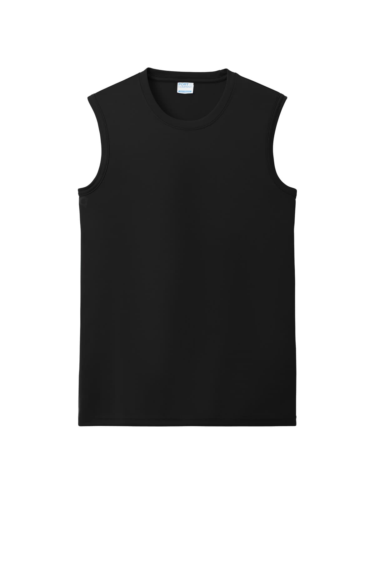 Port & Co PC380SL in Jet Black