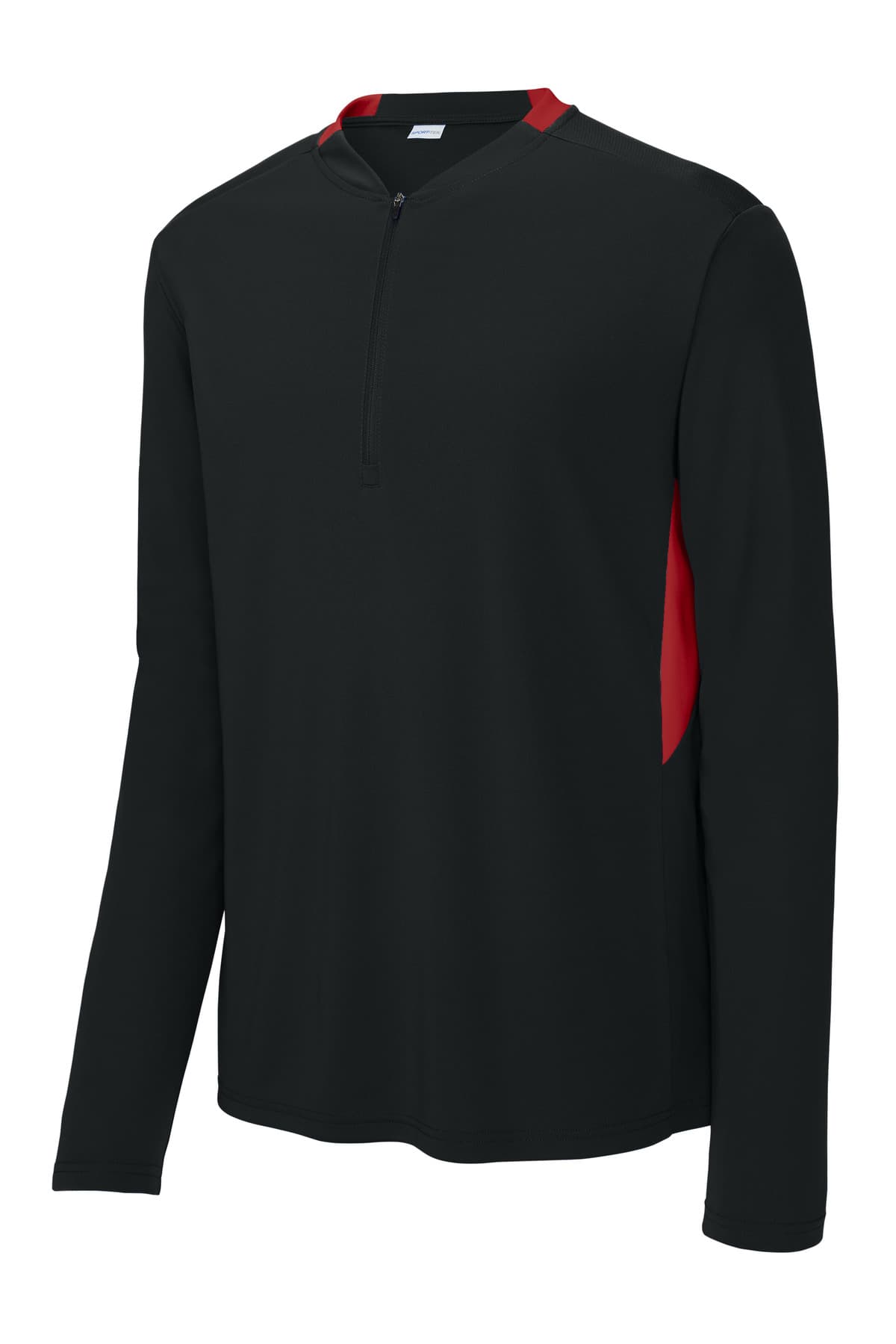 Sport-Tek ST443 in Black/ Deep Red