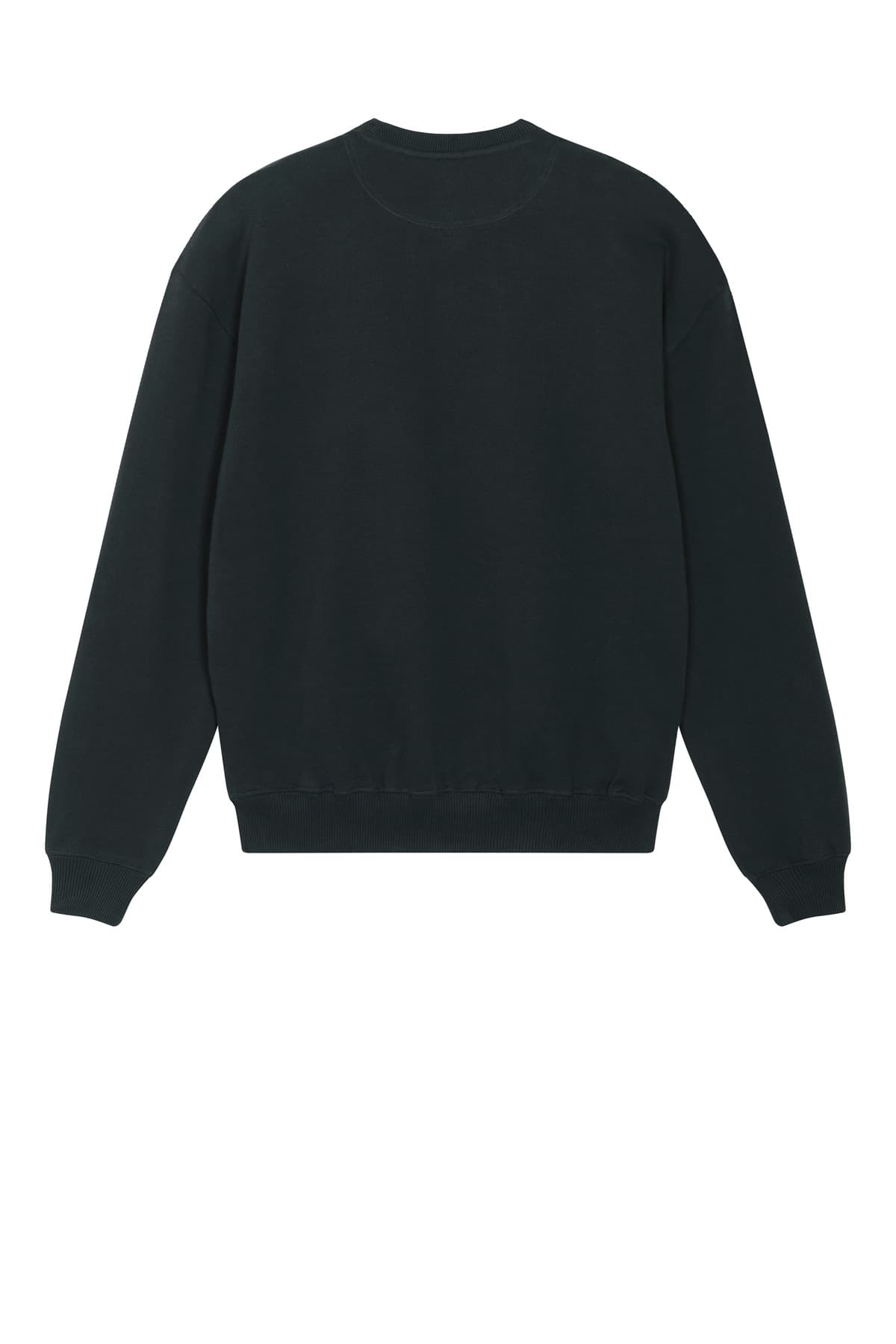 Stanley/Stella SXU029 Unisex Ledger Dry Crewneck Sweatshirt in Black