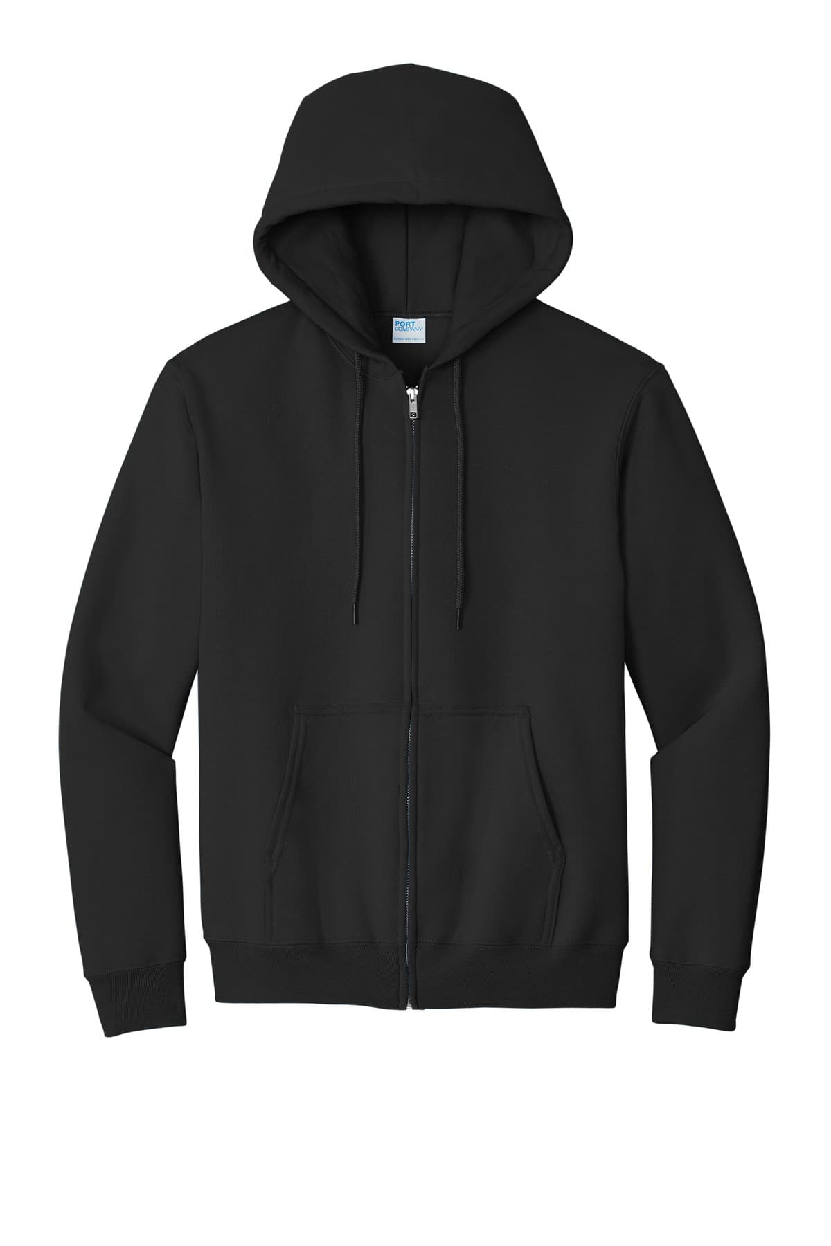 Port & Co PC90ZH in Jet Black