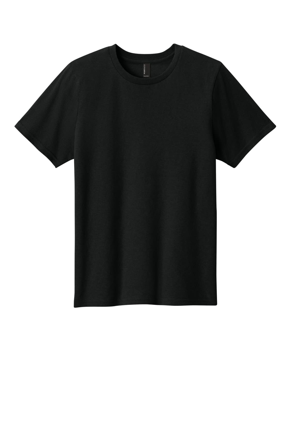 Port & Co PC43Y in Jet Black