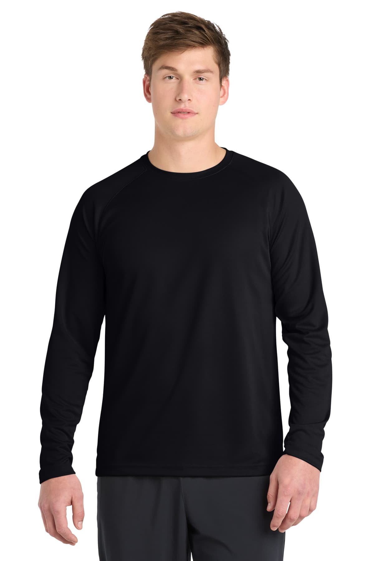 Sport-Tek T473LS in Black