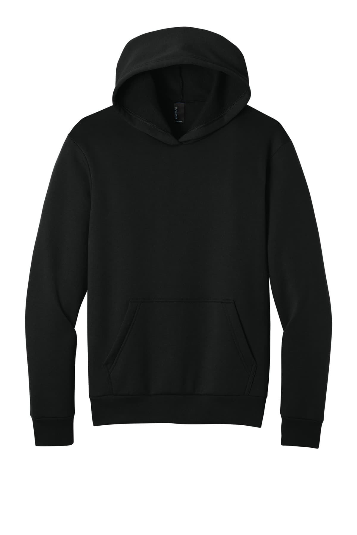 Port & Co PC68H in Jet Black