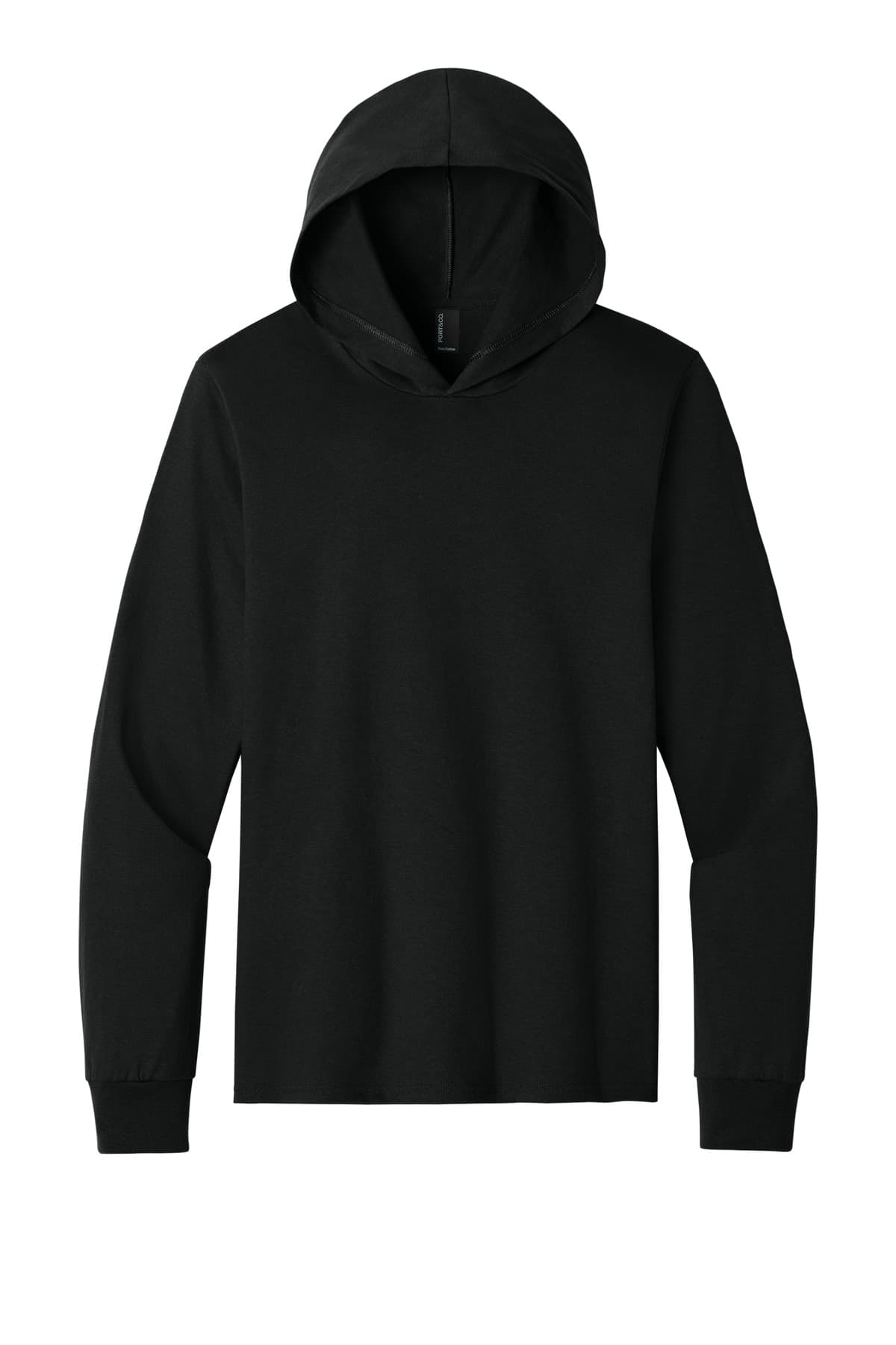 Port & Co PC54H in Jet Black