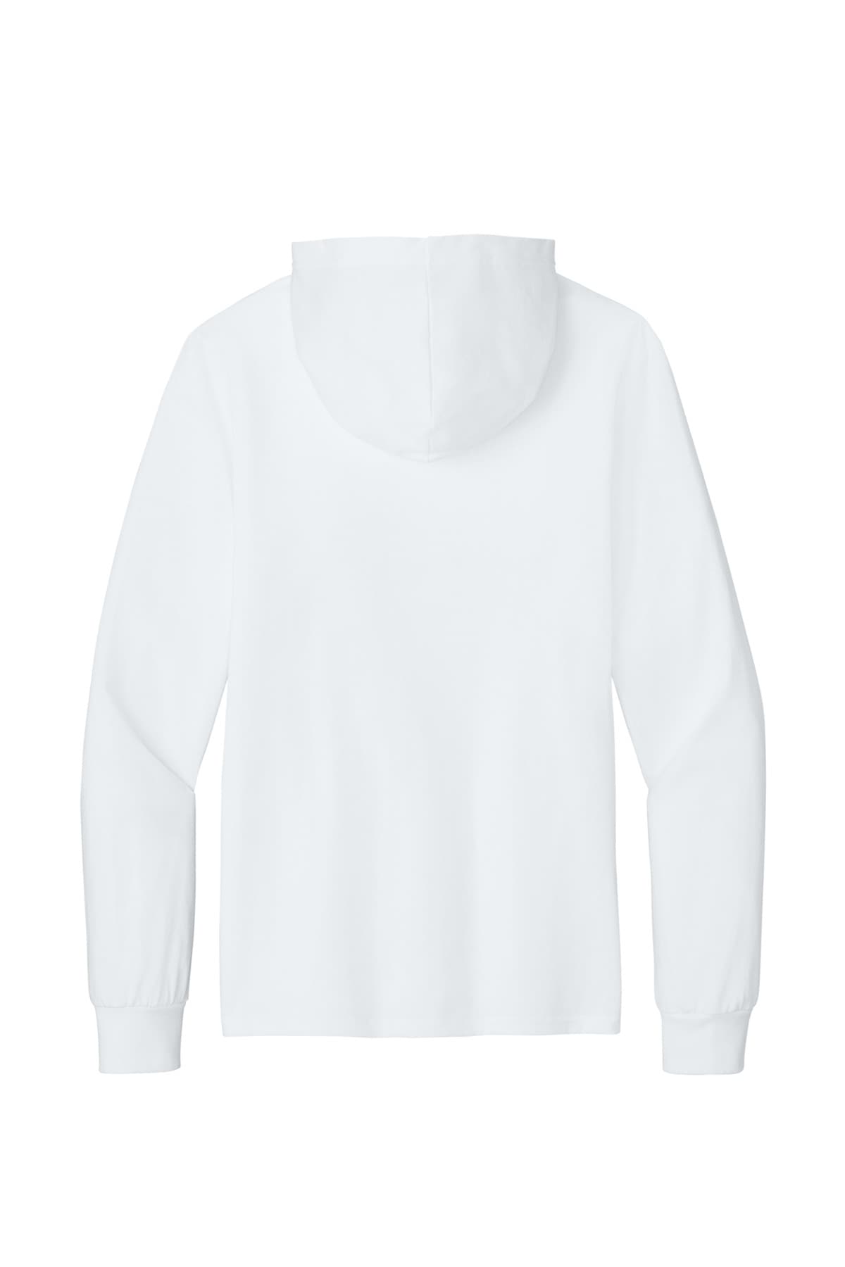 Port & Co PC54H Core Cotton Pullover Hooded Tee in White