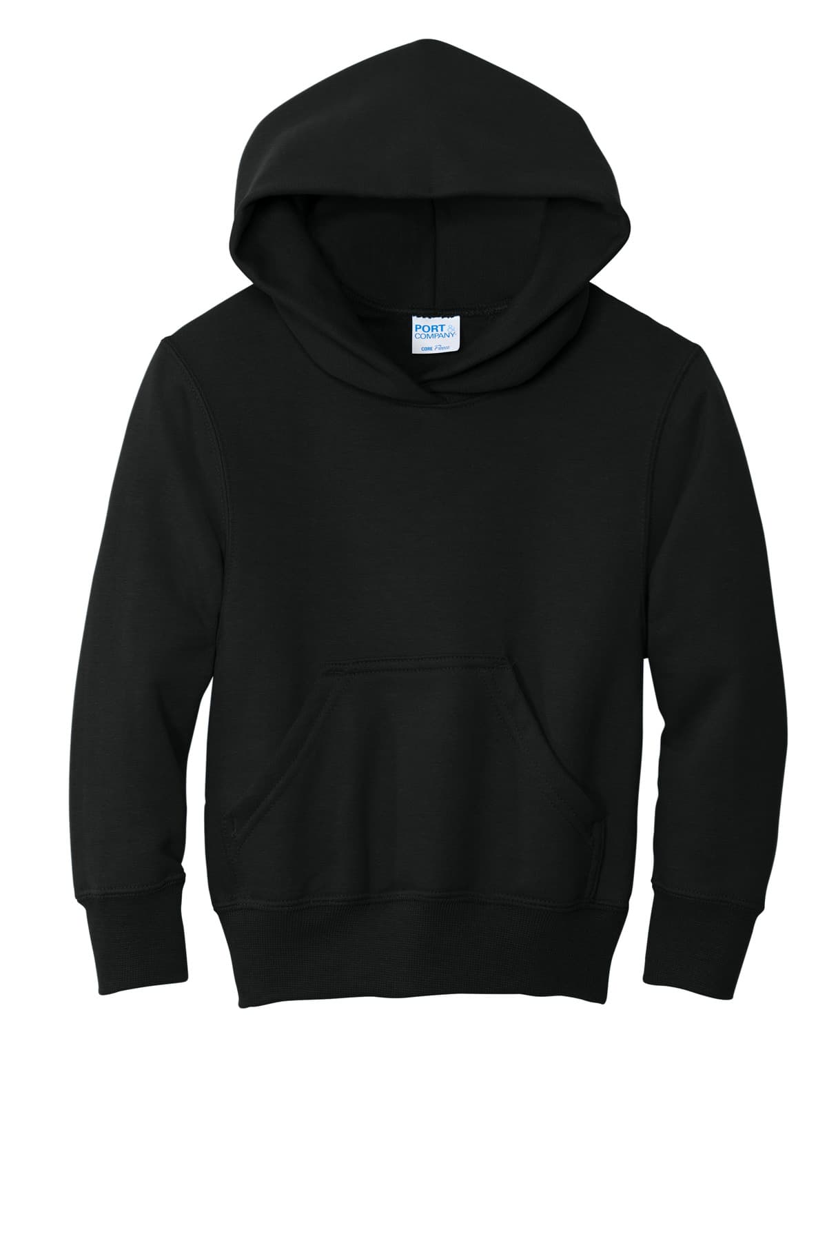 Port & Co PC78YH in Jet Black