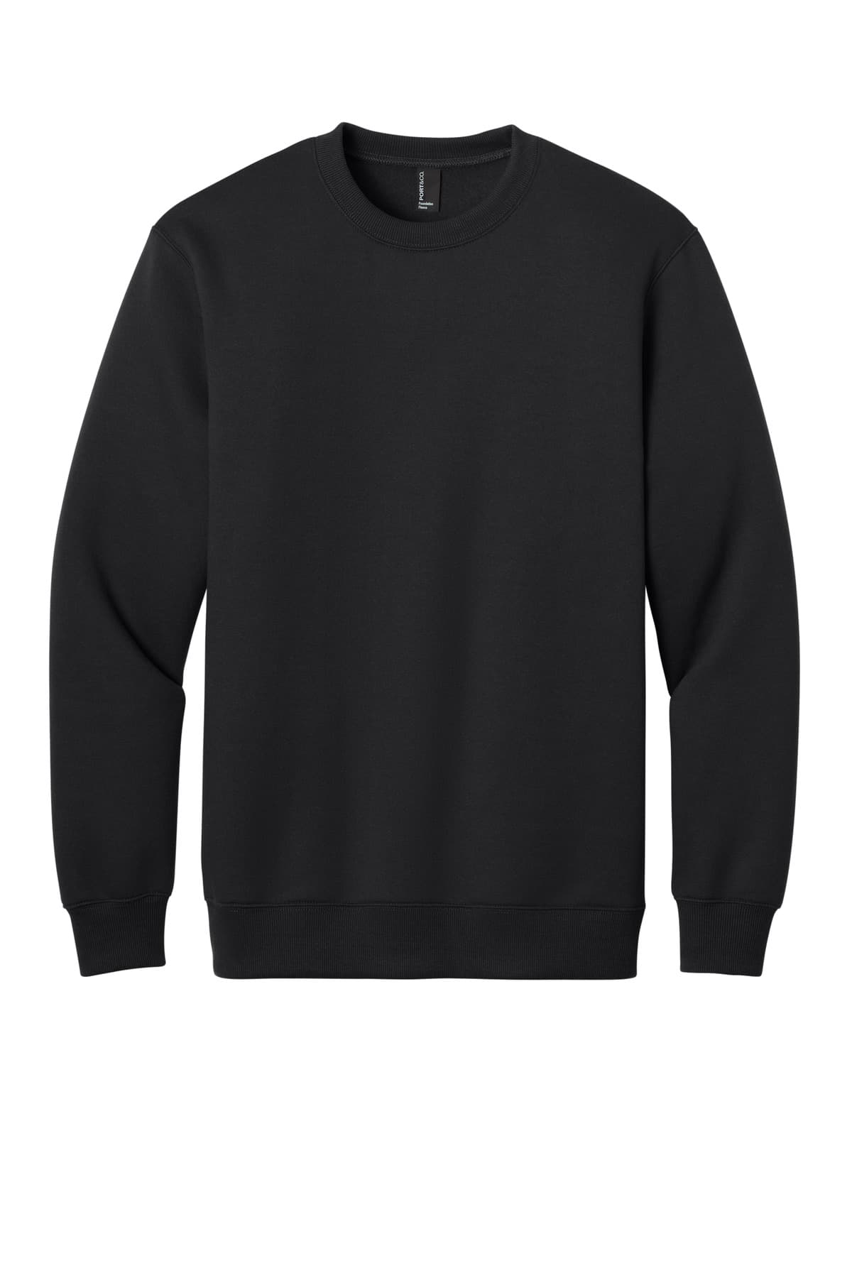 Port & Co PC107 in Jet Black