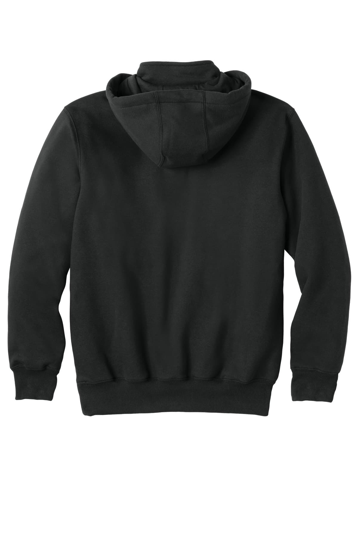 Carhartt CTT100617 Tall Rain Defender Paxton Heavyweight Hooded Zip Mock Sweatshirt in Black