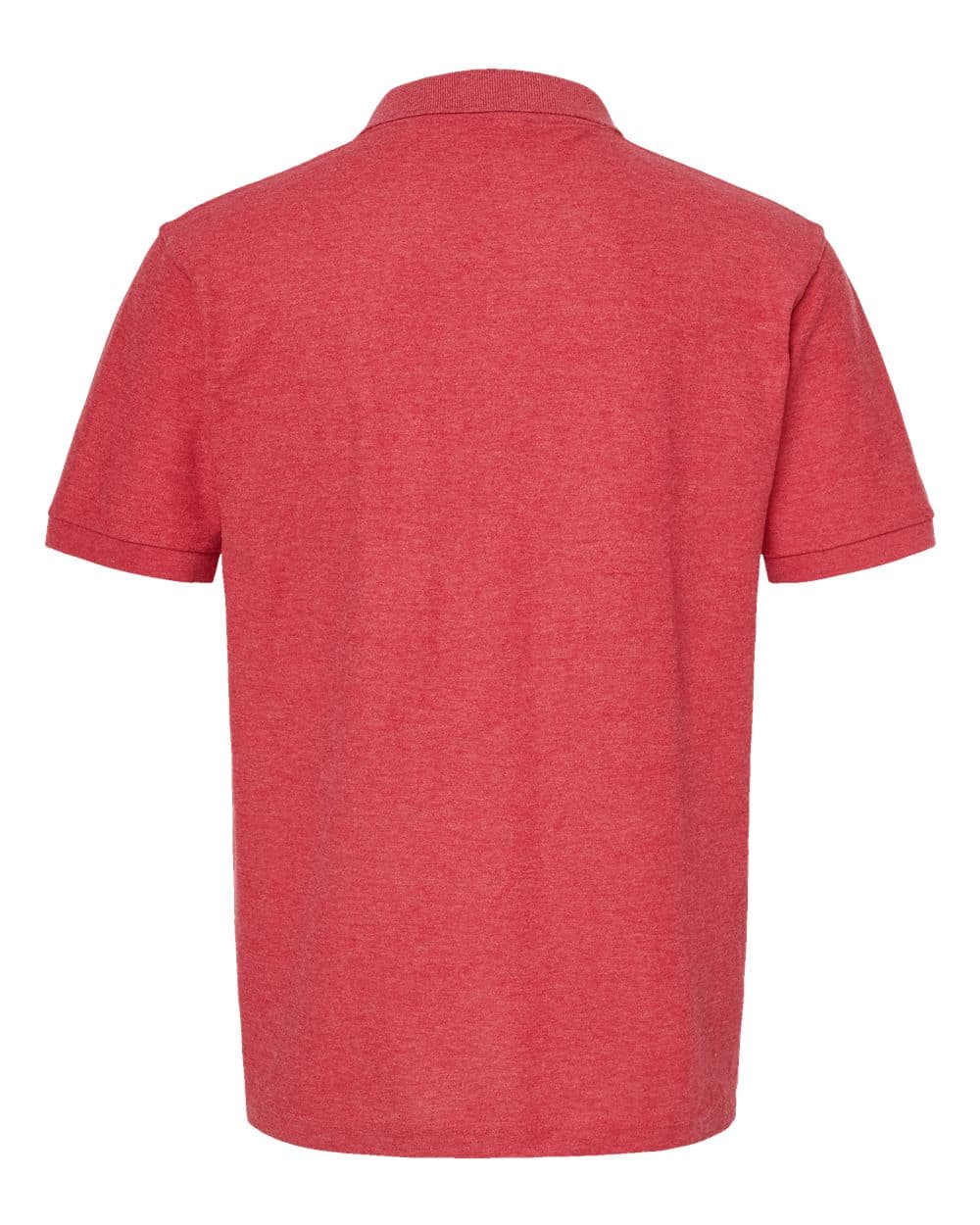 Tultex 400 Men's 50/50 Sport Pique Polo in Heather Red