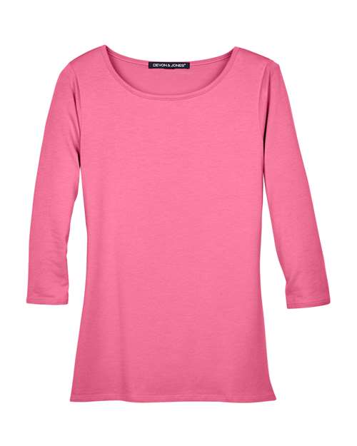 Devon & Jones DP192W in Charity Pink
