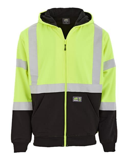 Berne Apparel HVF023 in Hi Vis Yellow