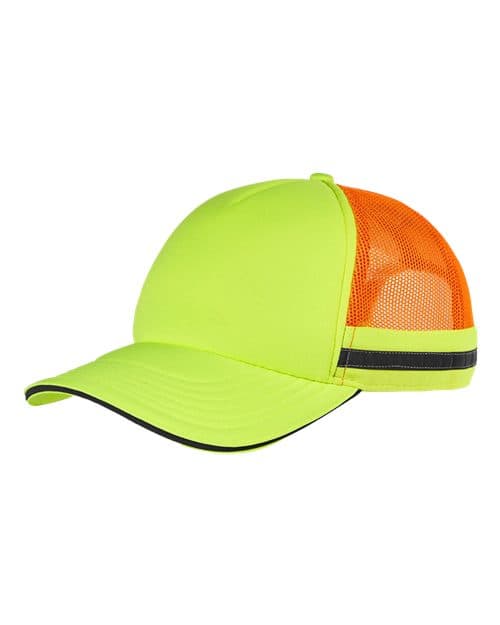 Big Accessories BA661 in Neon Yellow/ Neon Orange