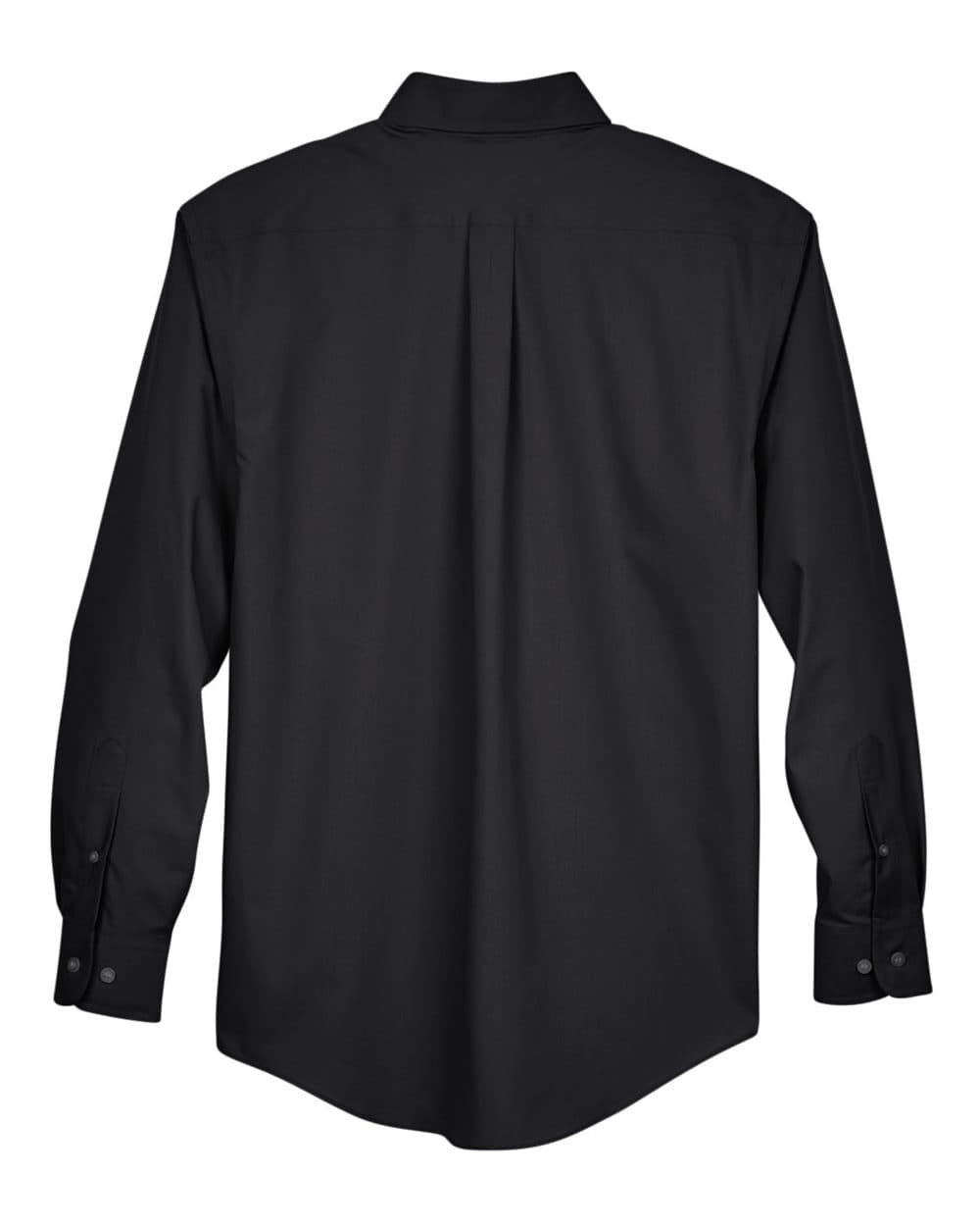 Devon & Jones D620 Men's Crown Collection Broadcloth Woven Dress Shirt in Black