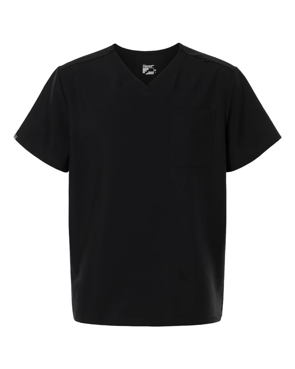 Hanes HMB000 Men's V-Neck 1 Pocket Scrub Top