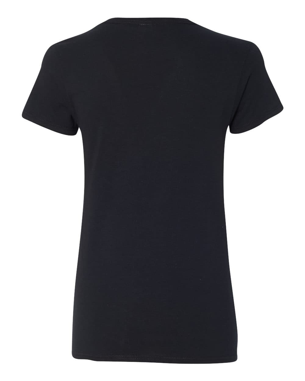 Gildan 5V00L Women's Heavy Cotton V-Neck T-Shirt in Black