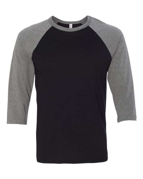 BELLA + CANVAS 3200 in Black/ Deep Heather
