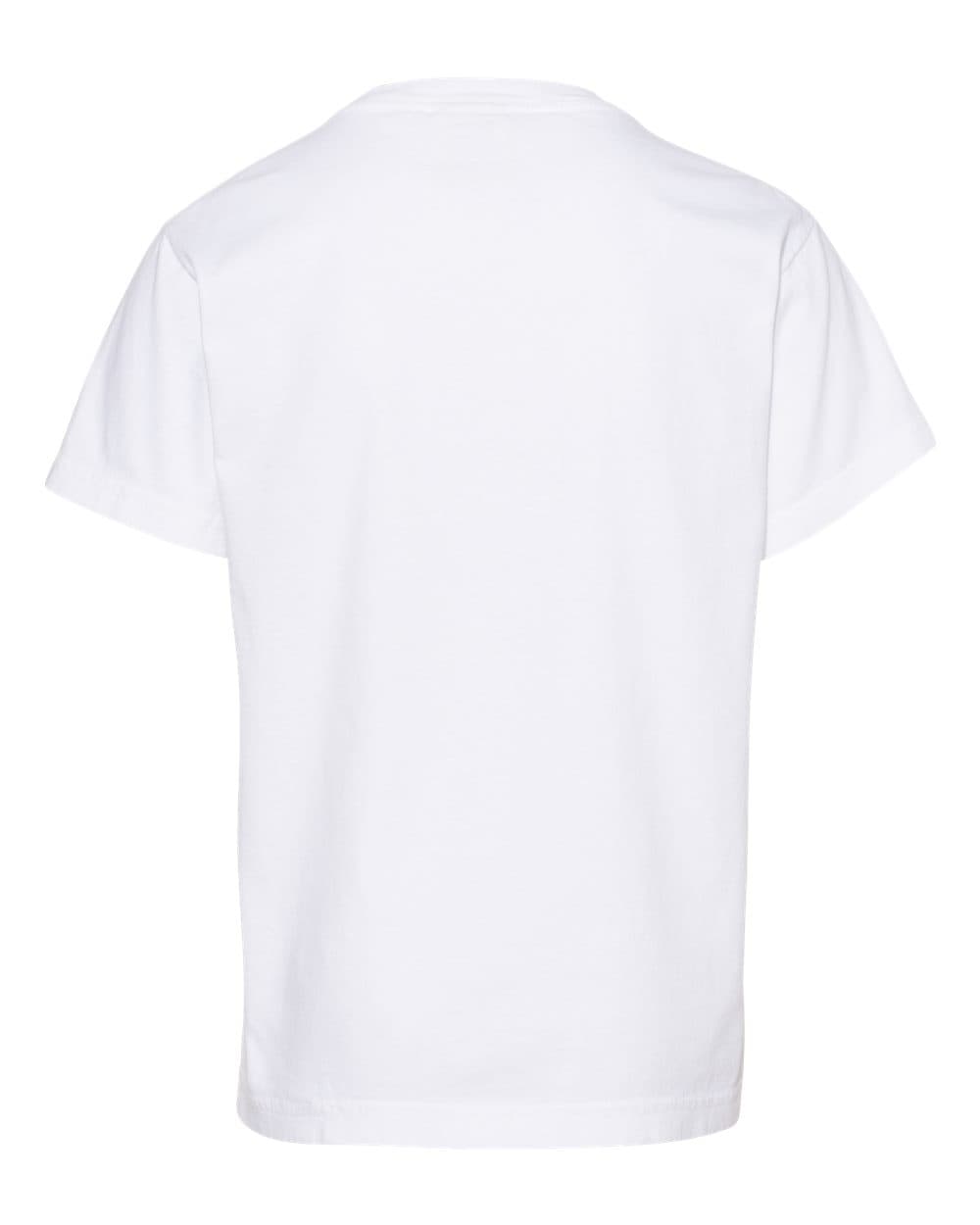 Comfort Colors 9018 Youth Garment-Dyed Heavyweight T-Shirt in White