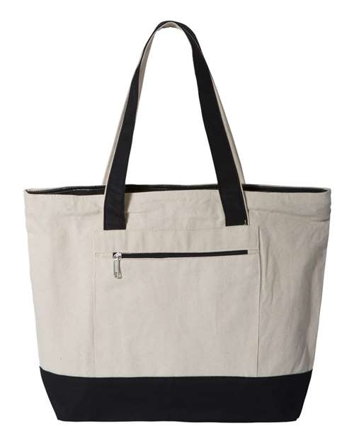 Q-Tees Q1300 in Natural/ Black