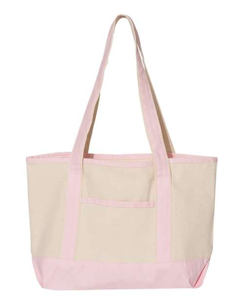 Q-Tees Q125800 in Natural/ Light Pink