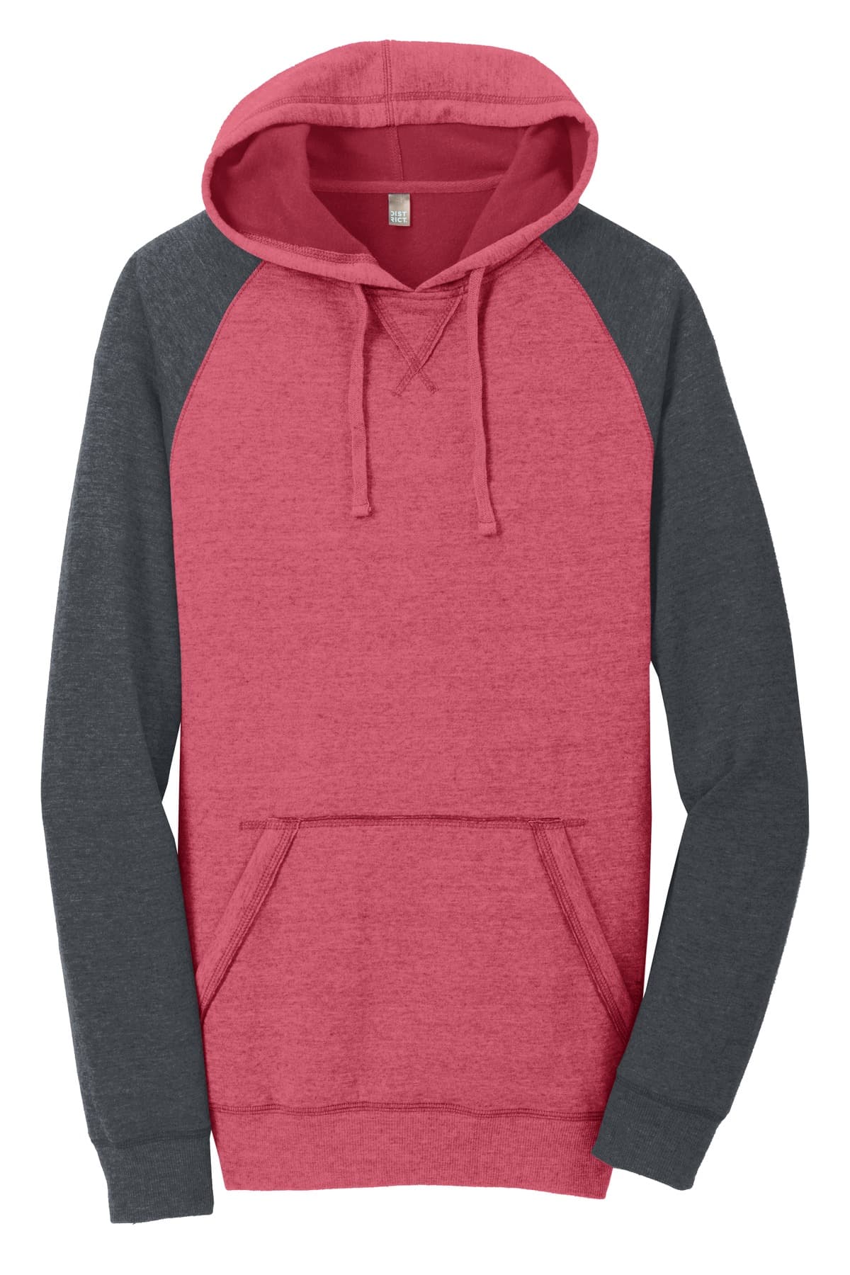 District DT196 in Heathered Red/ Heathered Charcoal