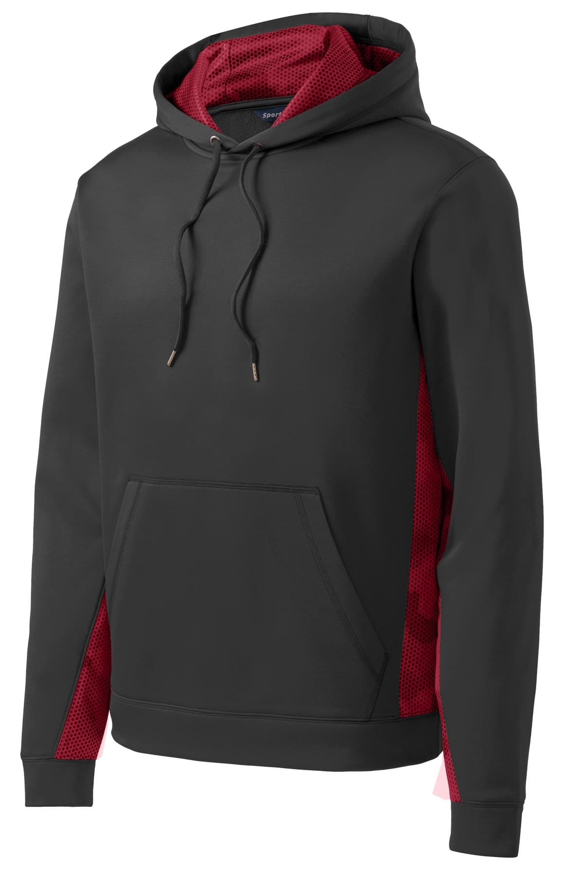 Sport-Tek ST239 in Black/ Deep Red