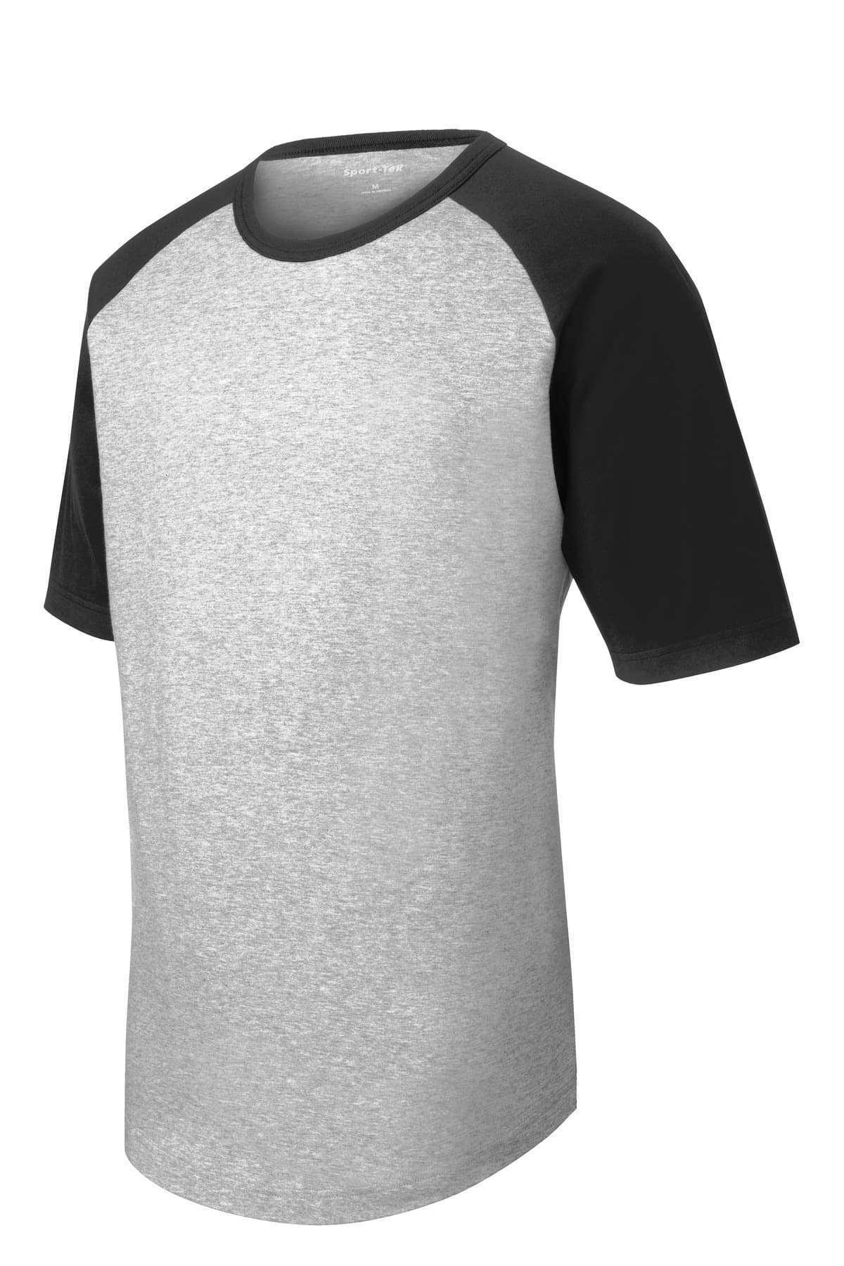 Sport-Tek T201 in Heather Grey/ Black