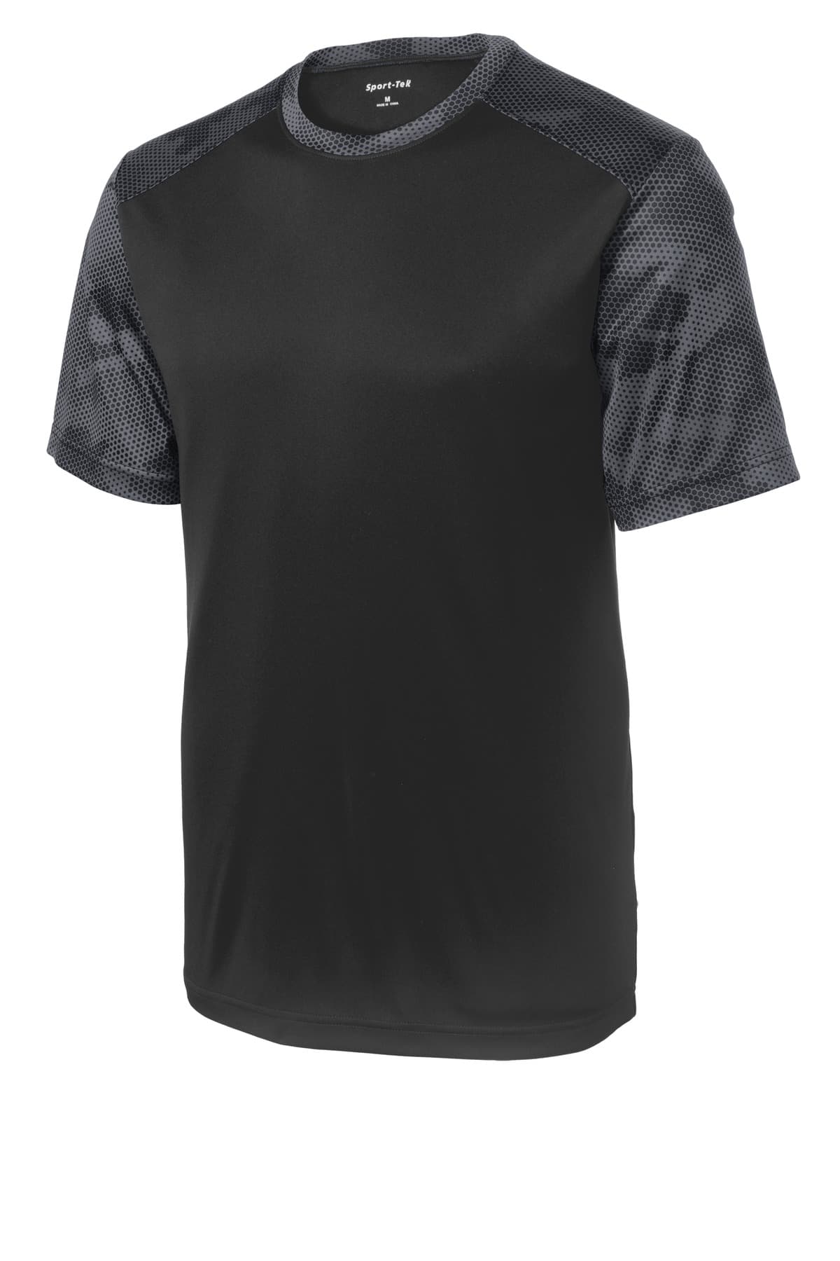Sport-Tek ST371 in Black/ Iron Grey