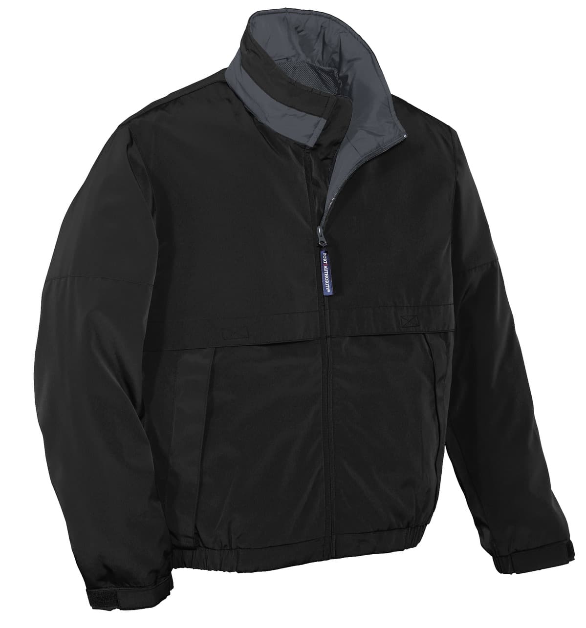 Port Authority J764 in Black/ Steel Grey