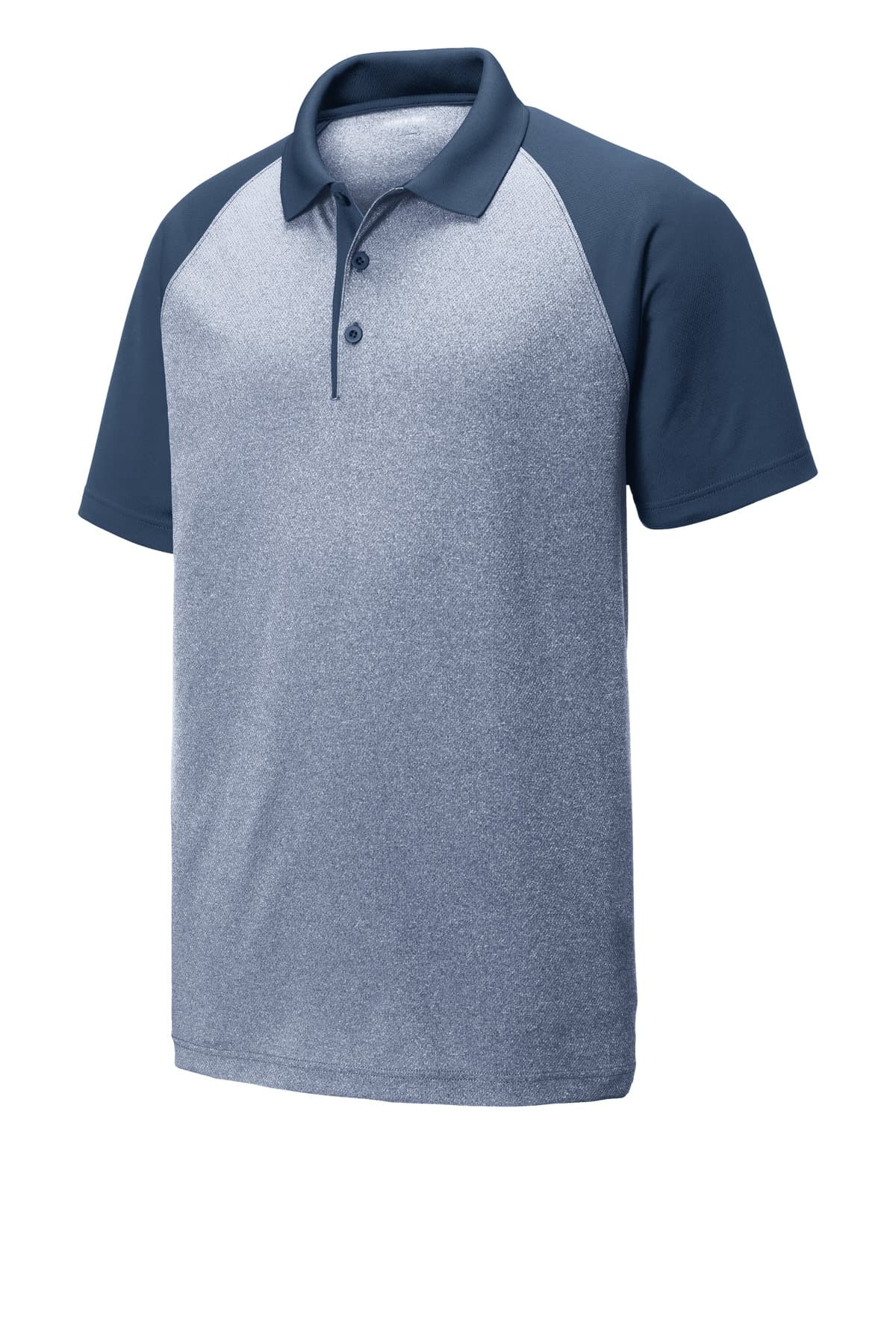 Sport-Tek ST641 in True Navy Heather/ True Navy