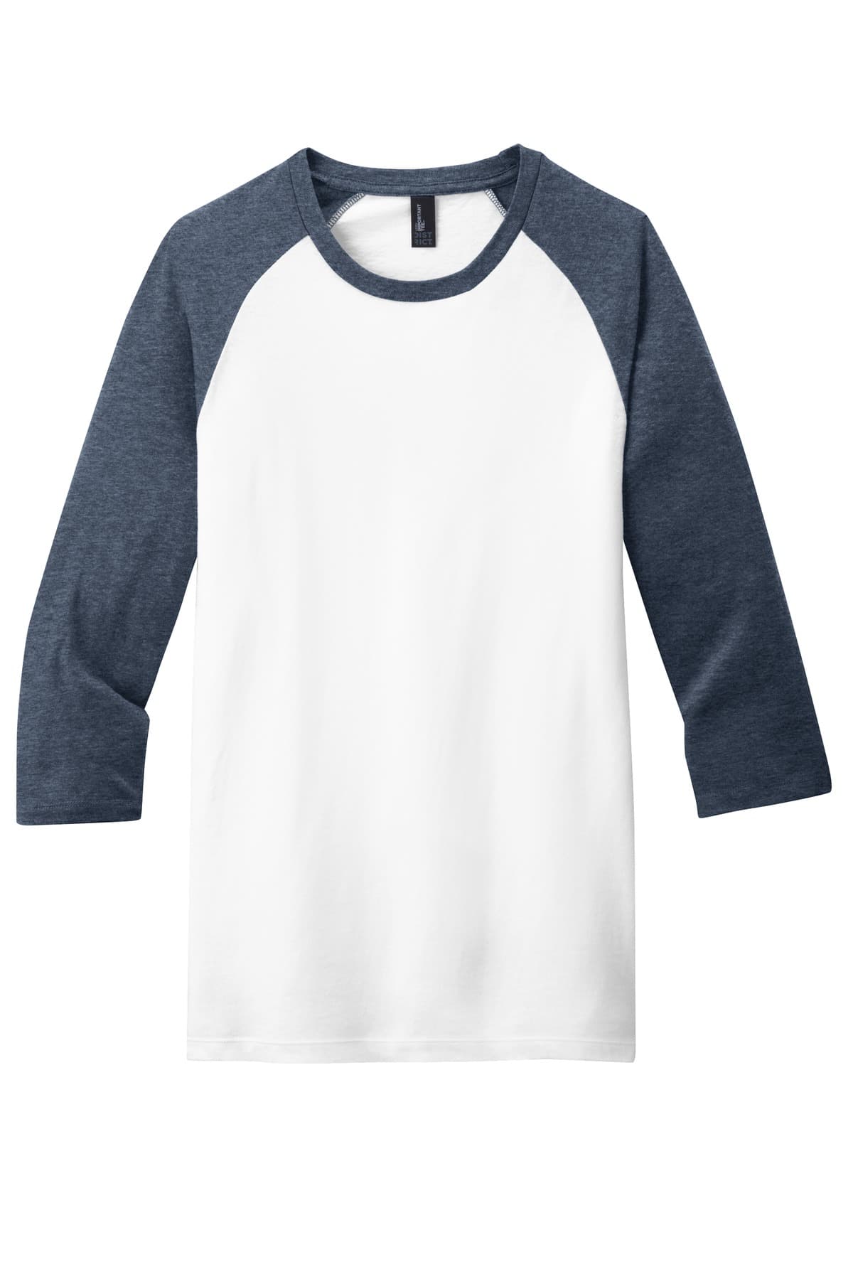District DT6210 in Heathered Navy/ White