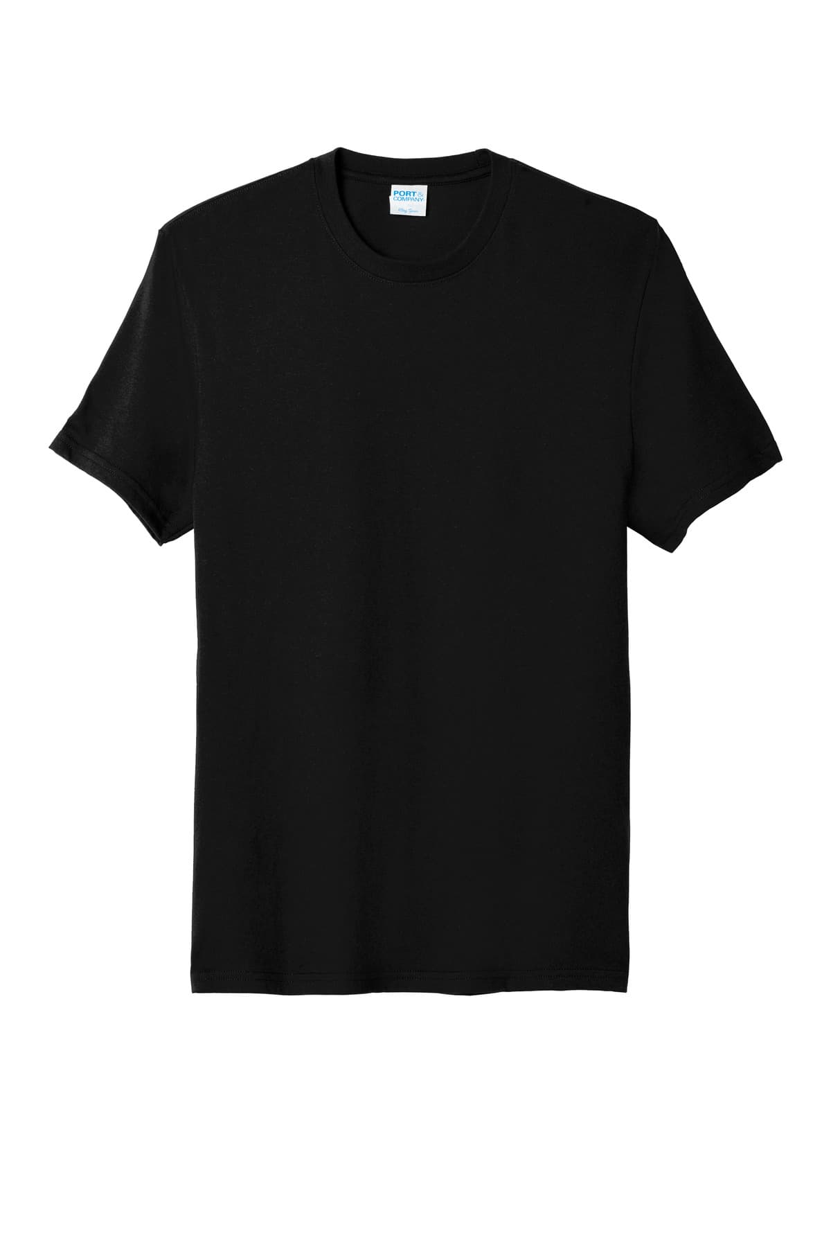 Port & Co PC455 in Jet Black