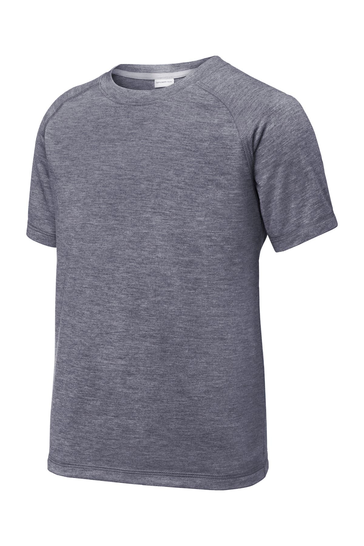 Sport-Tek YST400 Youth PosiCharge Tri-Blend Wicking Raglan Tee