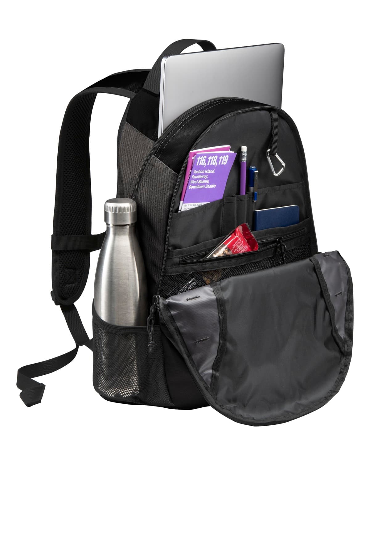 Port Authority BG208 in Black/ Dark Charcoal