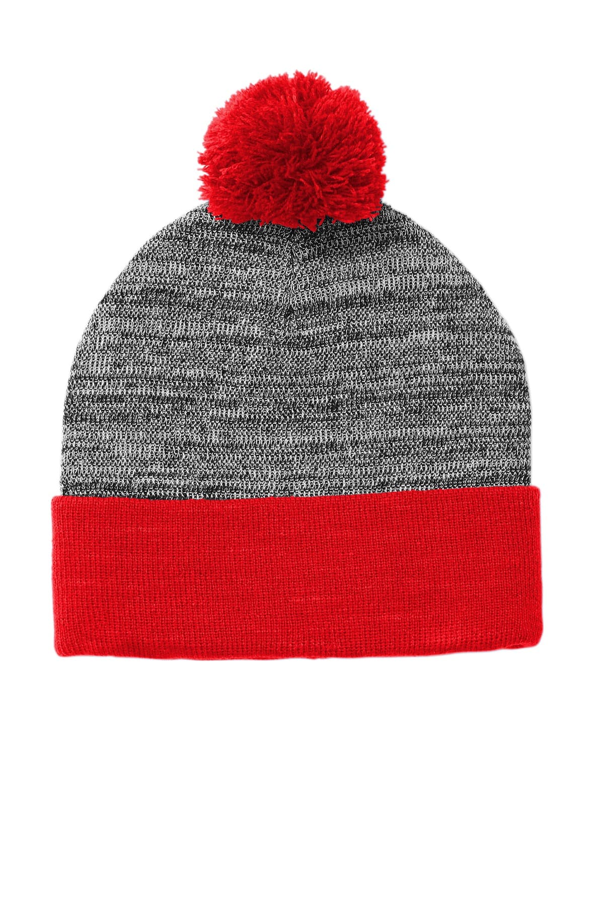Sport-Tek STC41 in True Red/ Grey Heather