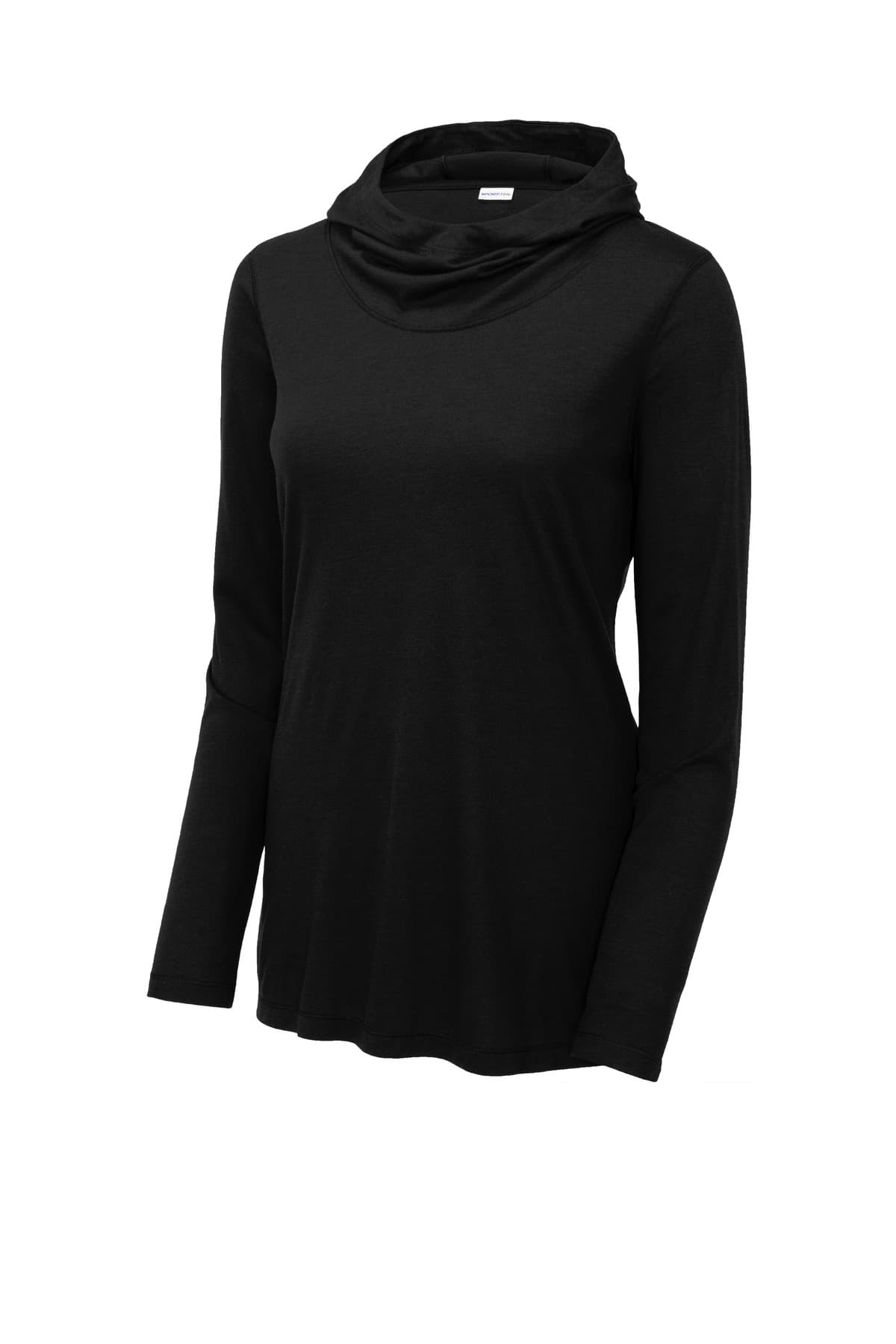 Sport-Tek LST406 Women's PosiCharge Tri-Blend Wicking Long Sleeve Hoodie