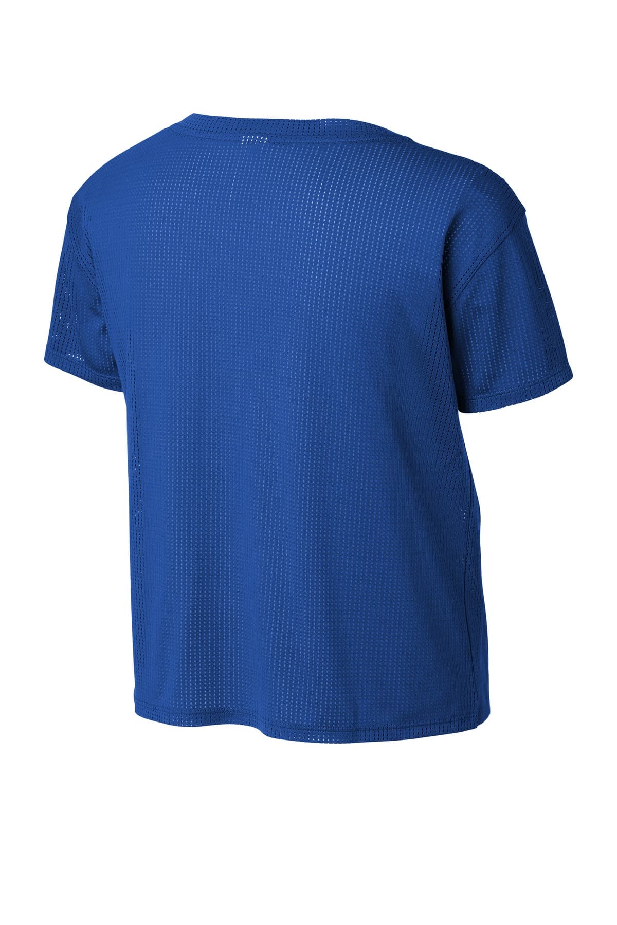 Sport-Tek LST411 Women's PosiCharge Draft Crop Tee in True Royal